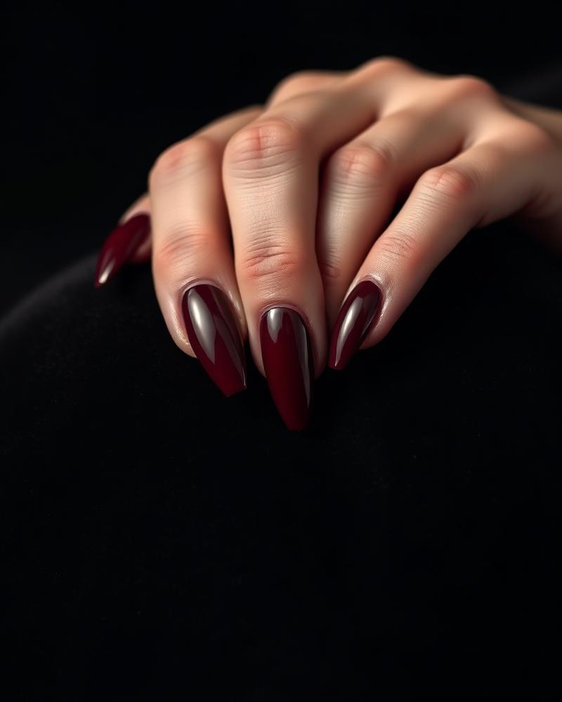 Burgund Couture Nails